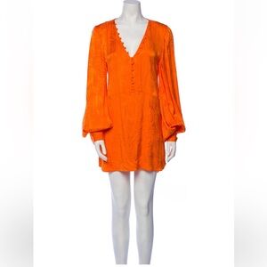 Rat & Boa Vneck Mini dress